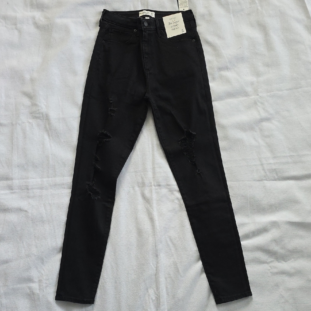 Abercrombie & Fitch The Super Skinny High Rise, Size 30/10L